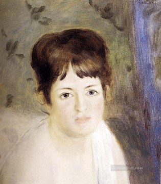 Cabeza de mujer maestro Pierre Auguste Renoir Pinturas al óleo